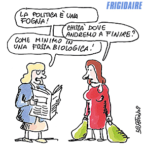 FRIGIDAIRE n.228 (ottobre 2010), vignetta di Fabrizio Fabbri