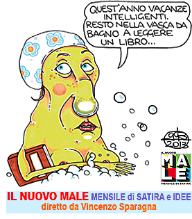 REPUBBLICA di FRIGOLANDIA, redazione di FRIGIDAIRE e IL NUOVO MALE. Vignetta di Giuseppe Del Buono, pubblicata su IL NUOVO MALE n.15 di luglio-agosto 2013