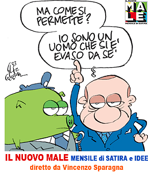 REPUBBLICA di FRIGOLANDIA, redazione di FRIGIDAIRE e IL NUOVO MALE. Vignetta di Cecigian, pubblicata su IL NUOVO MALE n.5