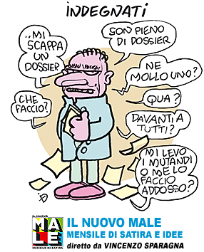IL NUOVO MALE, vignetta di Ugo Delucchi