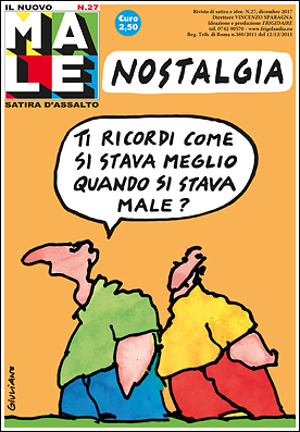 IL NUOVO MALE n.27, rivista di satira diretta da Vincenzo Sparagna, coordinamento, colori e grafica di Maila Navarra