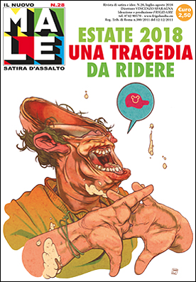IL NUOVO MALE n.28, rivista di satira diretta da Vincenzo Sparagna, coordinamento, colori e grafica di Maila Navarra