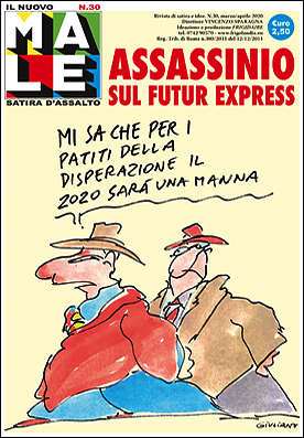 IL NUOVO MALE n.30, rivista di satira diretta da Vincenzo Sparagna, coordinamento, colori e grafica di Maila Navarra