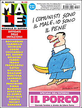 IL NUOVO MALE n. 12, rivista di satira diretta da Vincenzo Sparagna, coordinamento, colori e grafica di Maila Navarra