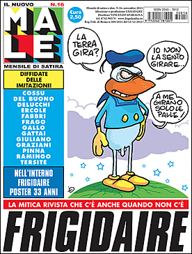 IL NUOVO MALE n. 16, rivista di satira diretta da Vincenzo Sparagna, coordinamento, colori e grafica di Maila Navarra
