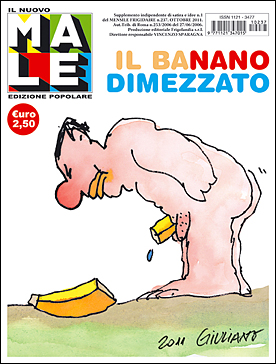 IL NUOVO MALE n. 1, rivista di satira diretta da Vincenzo Sparagna, coordinamento, colori e grafica di Maila Navarra