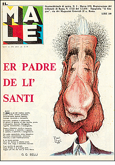 IL MALE n.3 marzo 1978 editoriale di Tersite, alias Vincenzo Sparagna, co-direttore ed editorialista de Il Male 1978-1979-1980-1981