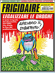 Frigidaire n.236, inserto-dossier: la relazione della Commissione dell'ONU per la legalizzazione delle droghe